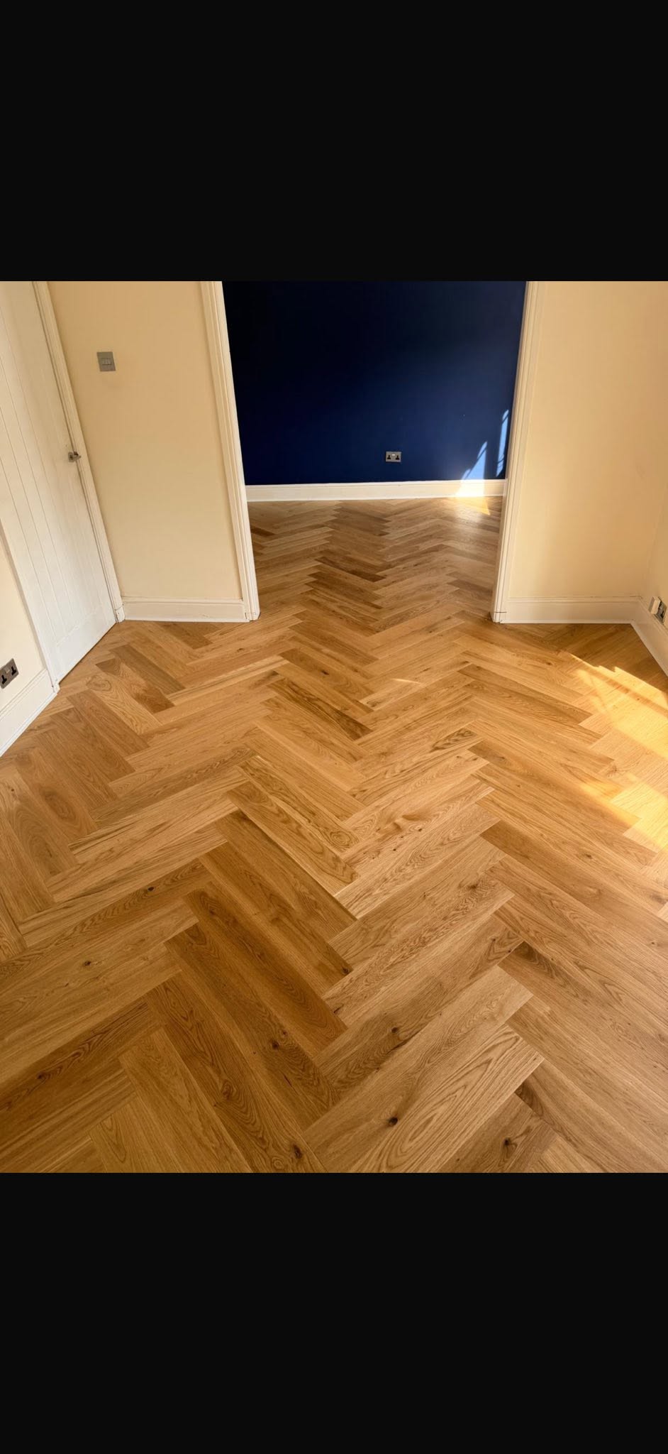Oak Herringbone Flooring Installation